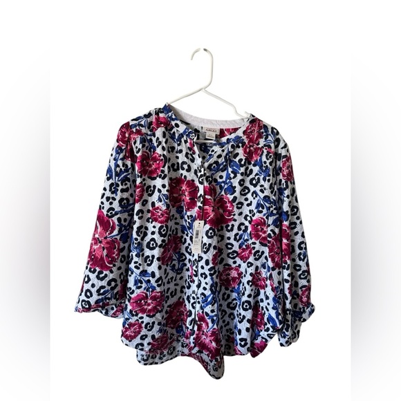 Ariat Ladies Bliss Long Sleeve Top Multi Print Size M - Picture 3 of 15